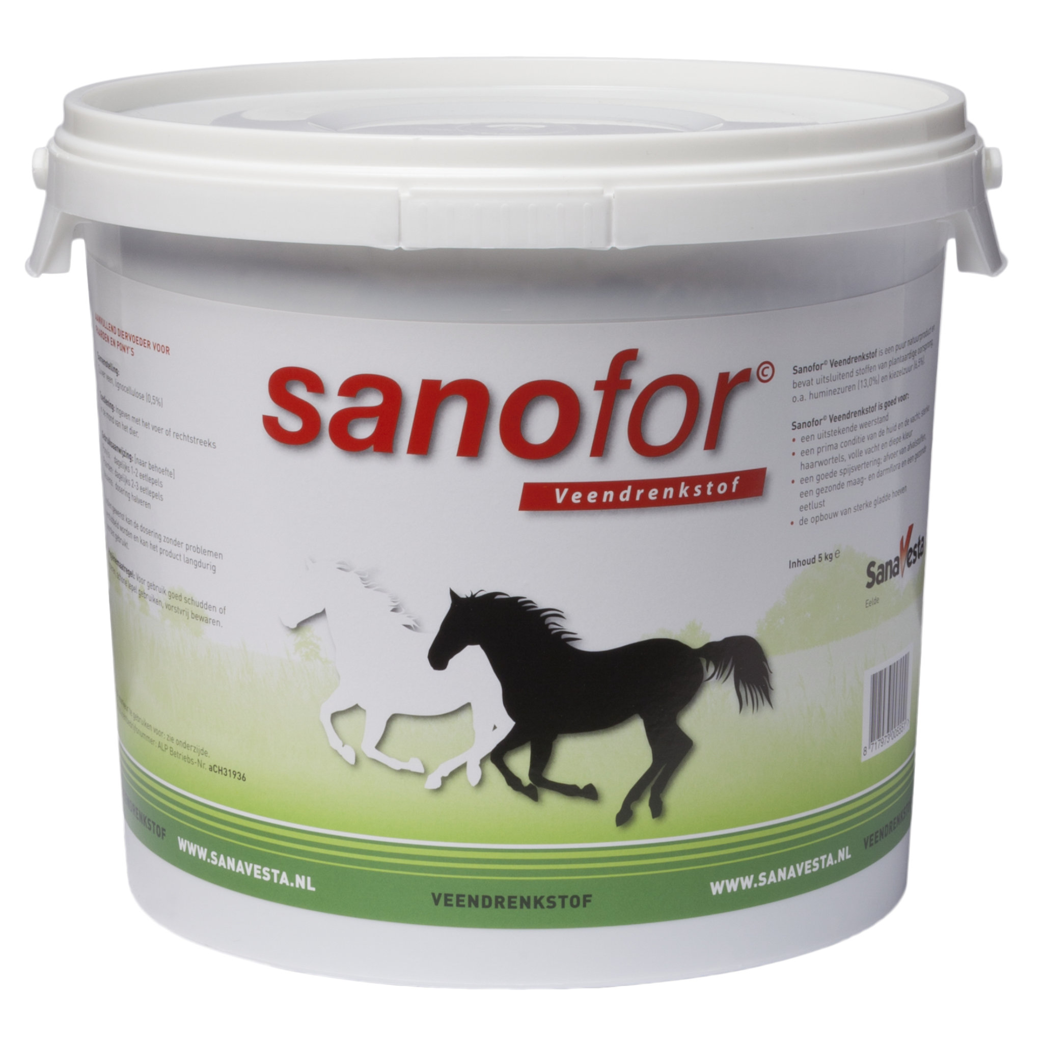 Sanofor Veendrenkstof voor Paarden | 100% Natuurlijk Supplement